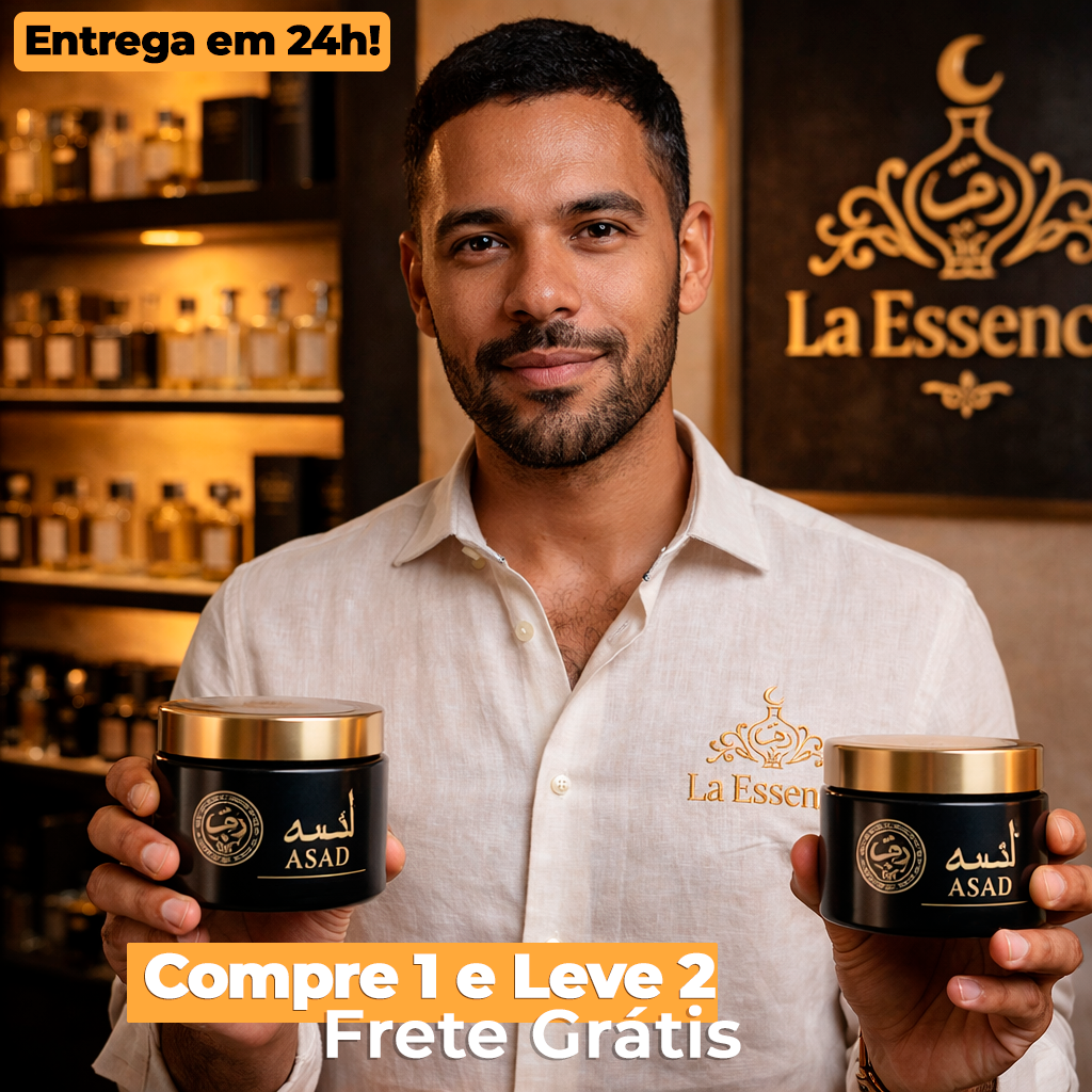ASAD Royal Intense – Creme Perfumado Masculino de Alta Performance (Compre 1 e leve 2)