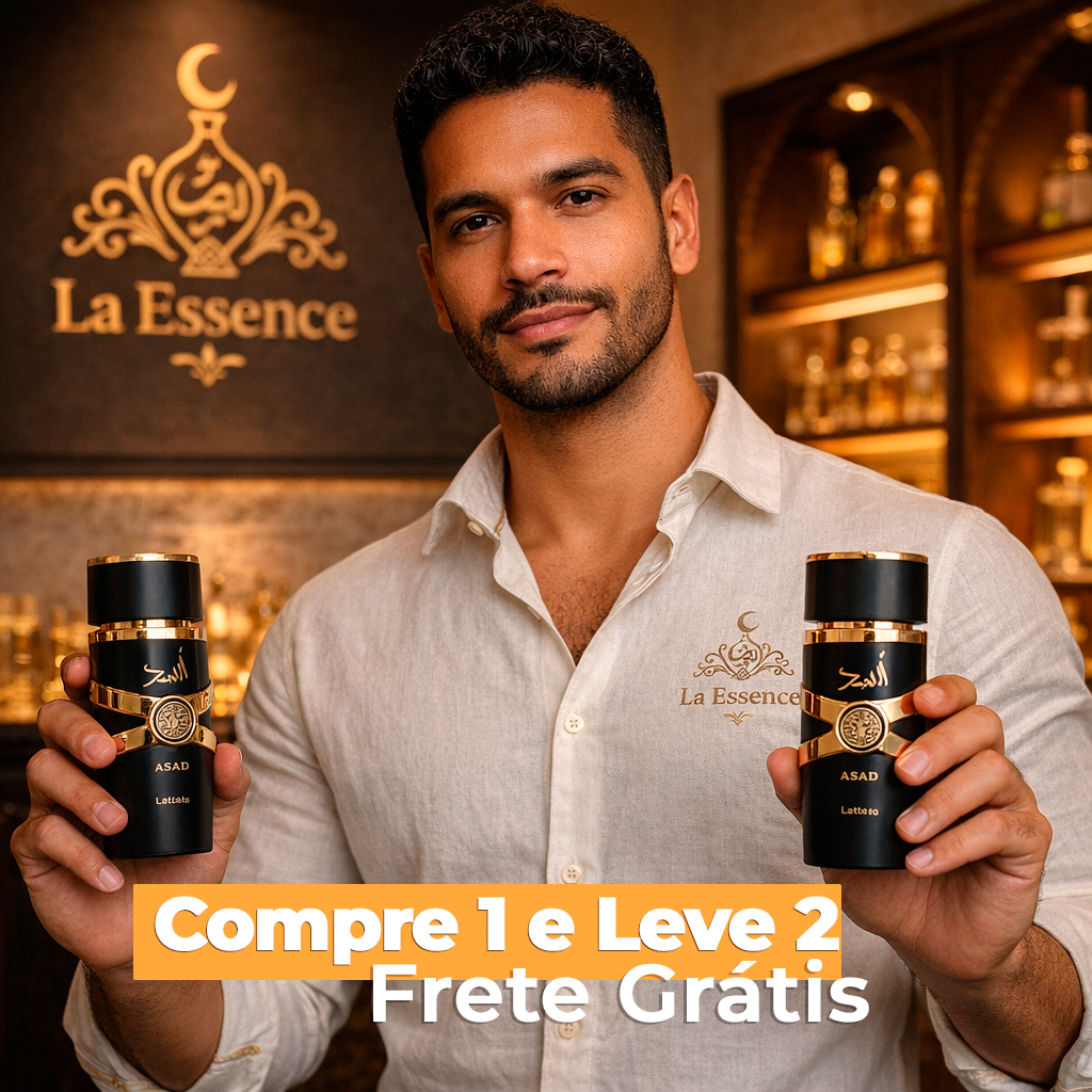 Asad Lattafa COMPRE 1 LEVE 2 (100ML) + Brinde Exclusivo